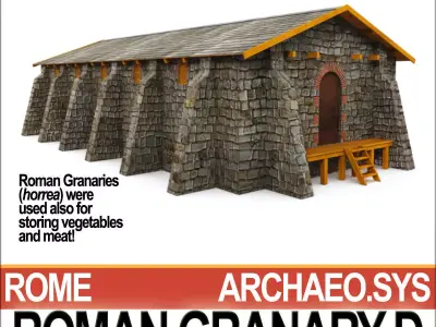 Roman Granary D 3D model