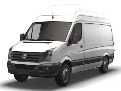 Volkswagen Crafter Van L2H3 2016 3D model