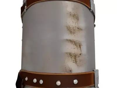 Medieval Fantasy Metal Arm Gauntlet 3D model