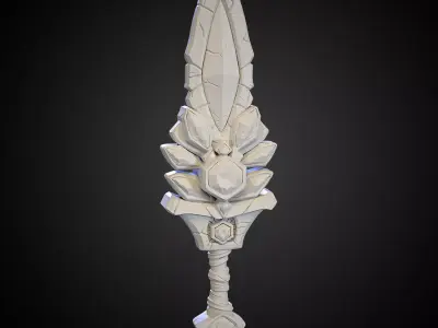 Stylized Sword 04 3D model