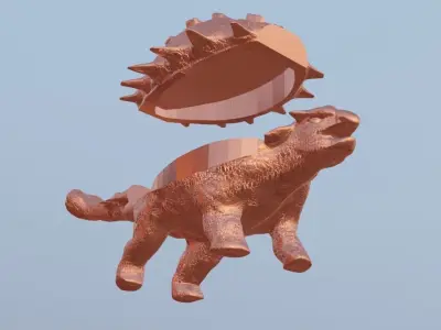 Ankylosaurus casket 3D print model