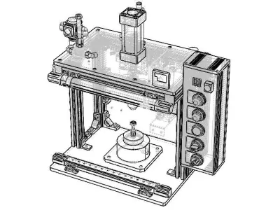 Fitting Leak Test Machine 3D model