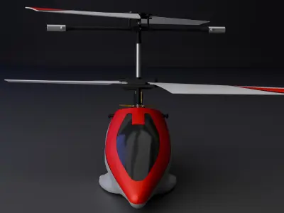 RC HELICOPTER 3D model