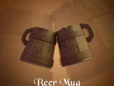 Tavern Beer Mug Free 3D model