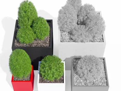 Pottery Pots nine part 1 3D model