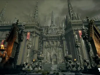 Dark Fantasy Castle Megapack Low-poly 3D model