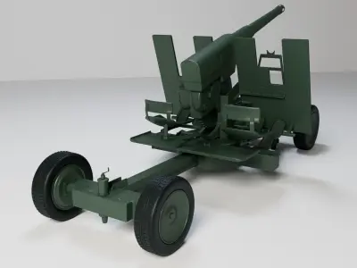Cannon 3D model