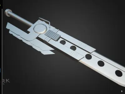 Leviathan Blade Low-poly 3D model