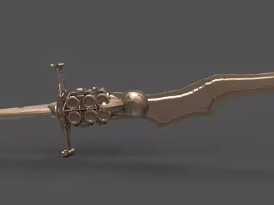 Sci-Fi Jet dagger 3D model