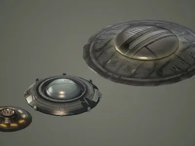 ufo space alien spaceship sci fi ufo spaceship spacecraft  3D model
