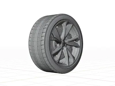 Audi RS7 Sportback 2020 Wheel 3D model