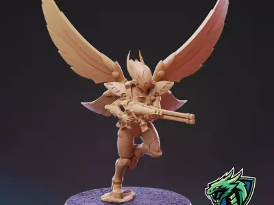 Galaxy Elves - Male Vengeful Wasps Pose 1 3D print model