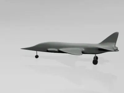 Jet Fighter 04 3D model