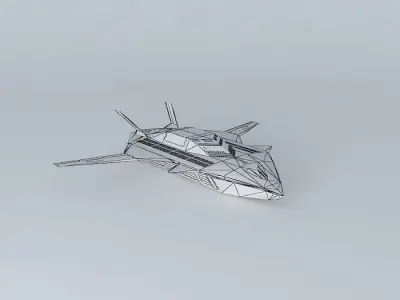 ARGO AIRCRAFTS VAD110 Intruder in flight 3D model