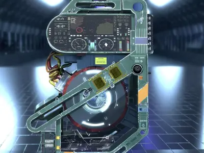 NeuraScan X-12 Low-poly 3D model