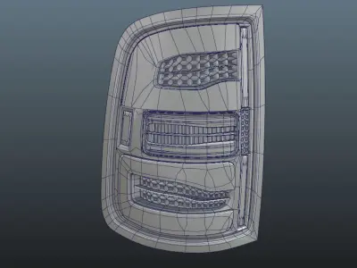 5th GEN RAM CUSTOM TAIL-LIGHTS 3D model