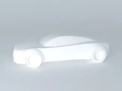 NEG sport car template Free 3D model