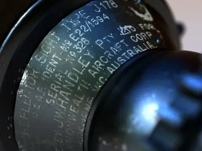 reflector sight j178 3D model