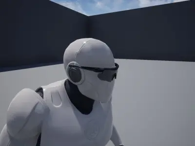 ESS Crossbow glasses Low-poly 3D model