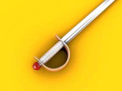  FLASH MING SWORD 3D model