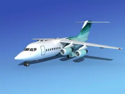 BAe 146-100 Corporate 1 3D model
