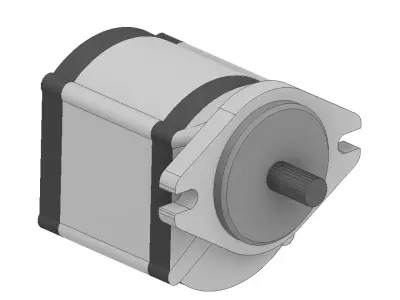 HYDRAULIC GEAR PUMPS AND MOTORS PLM30-38 CASAPPA 3D model