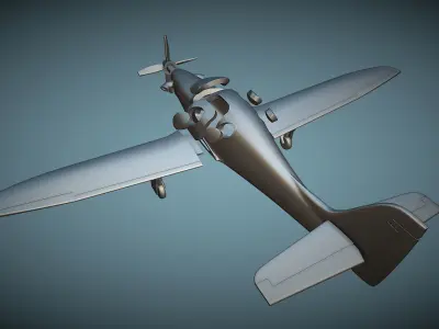 Lancair Evolution - 3D Printable Model 3D print model