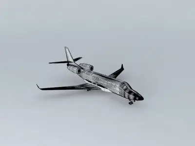 Template - Israeli Aircraft Industries 1125 Astra 3D model