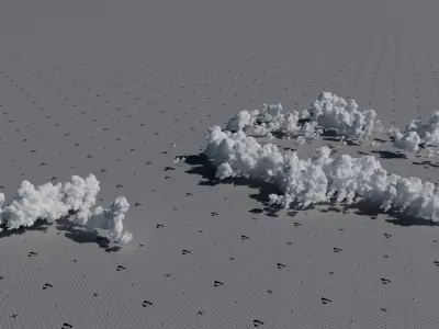 VDB Cumulonimbus Cloud Field 1 3D model