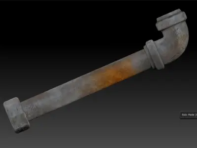 Lead-Pipe Mobster Gangster Style 3D model