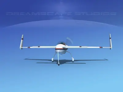 Rutan VariEze V10 3D model