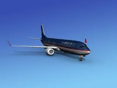 Boeing 737-900ER US Air 3D model
