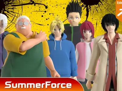 Heisuke Mashimo - Sakamoto Days 3D model