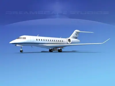 Global Express 6000 V03 3D model