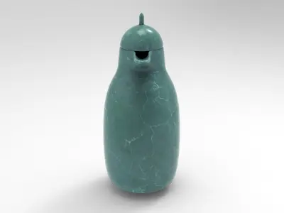 Bird Carafe Low-poly 3D model