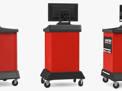 Hunter HawkEye Elite WA570 Console 3D model