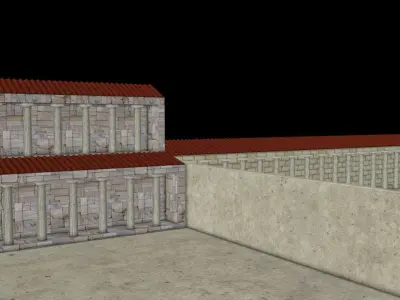 Athena Temple Troy VIII 3D model