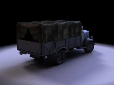 Opel Blitz 1940 Low-poly 3D model