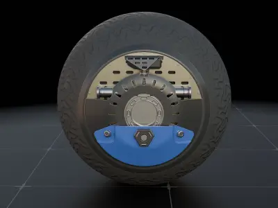 RT-G spherical robot 3D model