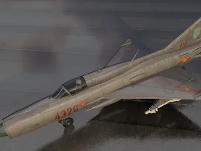 Mikoyan-Gurevich MiG-21 PFM Fishbed 3D model