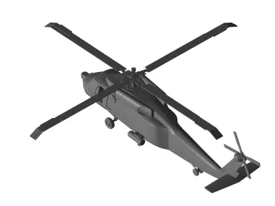 Sikorsky MH-60 Jayhawk 3D model