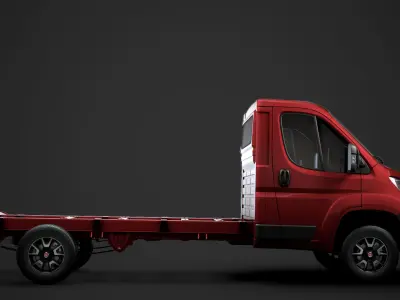 Fiat Ducato Chassis Truck Single Cab 3800WB 2020 3D model