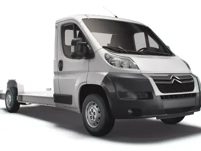 Citroen Jumper 3540 L4 platform cab 2014 3D model