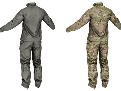 UFPRO UNIFORM Low-poly 3D model