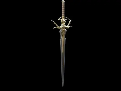 Sword of Elysium Low-poly 3D model