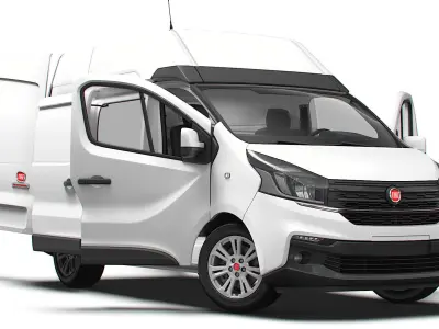 Fiat Talento Van L1H2 HQInterior 2021 3D model