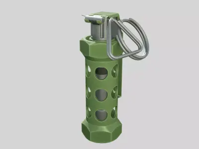 A grenade Low-poly 3D model