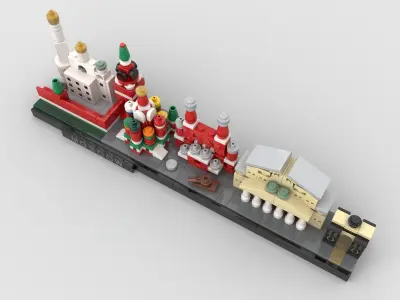 Moscow Skyline 3D model