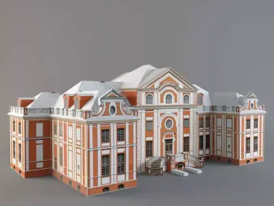 Kikin Chamber Low-poly 3D model