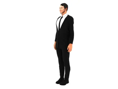 Jet Li Low-poly 3D model